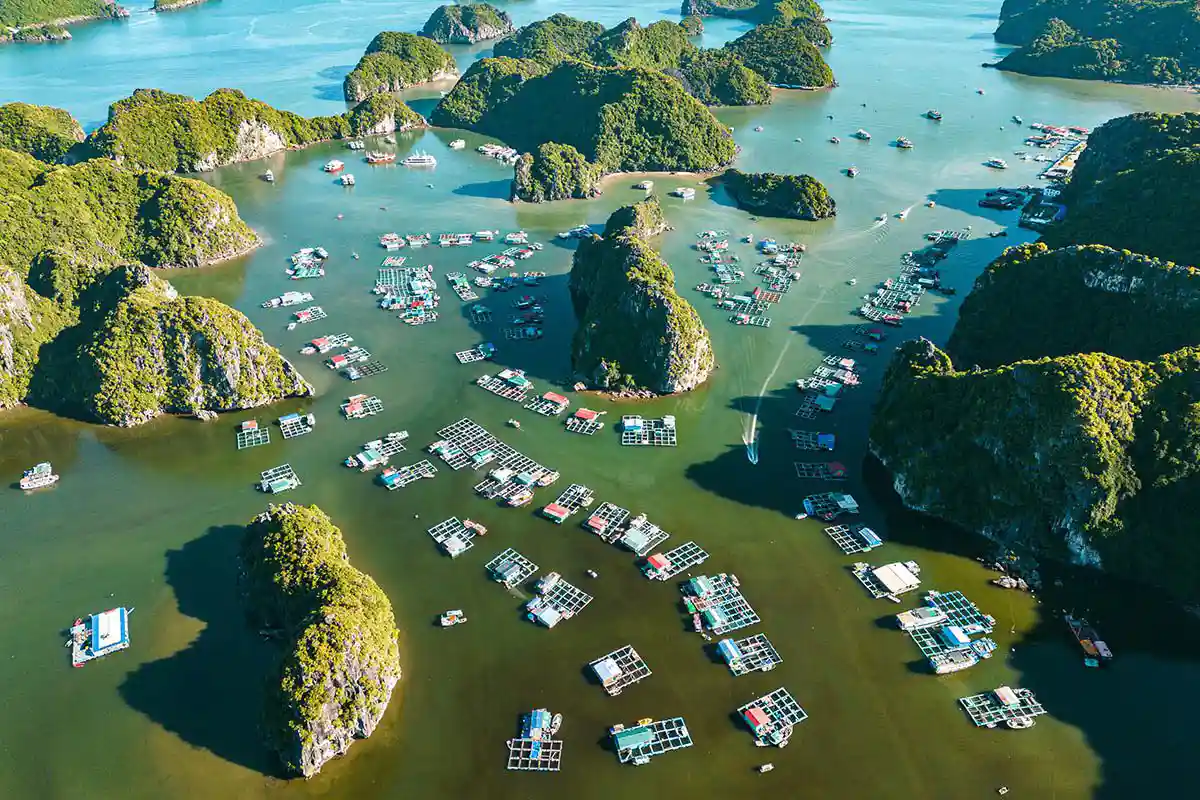 Baie de Lan Ha Vue Aérienne